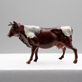 Timpo Lead Cow, Brown and White