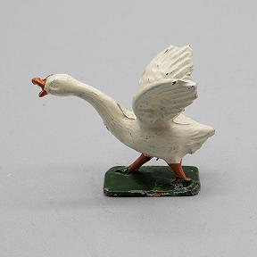 Lead Angry Gander Farm Animal Toy by Timpo England