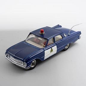Dinky Toys Ford Fairlane RCMP Police Car 264 Restored