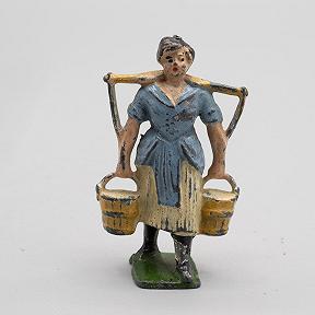 Johillco Woman with Milk Pails on Yoke