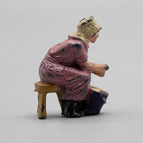 Johillco Milk Maid  Milking Vintage Lead Figure