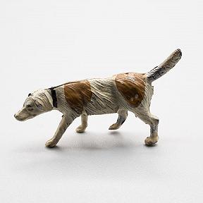 Small Metal Hunting Dog Made in France