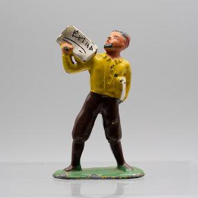 Barclay .Newsboy American Dimestore Figure