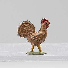 Tiny Lead Rooster made in France