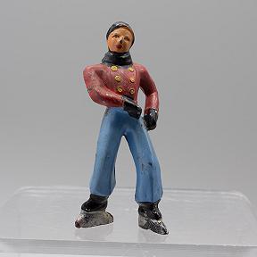 Barclay Boy Skater Lead Dimestore Figure