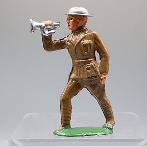 Barclay Bugler Military Dimestore Figure