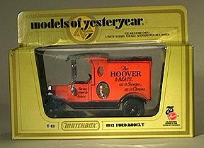 Matchbox Yesteryear Y12- 1912 Ford Model T Van - Hoover