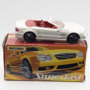 Matchbox Superfast 70 Mercedes-Benz SL55 AMG White