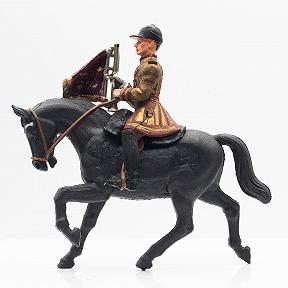 Mounted Royal Ceremonial Trumpeter or Bugler  - Britains