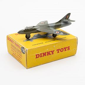 Dinky 736 Hawker Hunter Fighter Plane with Box