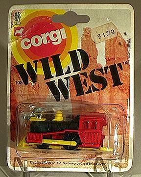 Corgi 108 Wild West Railroad Locomotive diecast toy