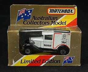 Matchbox Australian Ltd edition 38 Ford Bonds Van