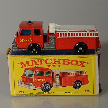 matchbox fire pumper truck